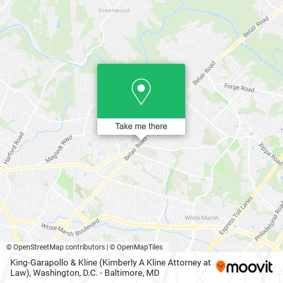 Mapa de King-Garapollo & Kline (Kimberly A Kline Attorney at Law)