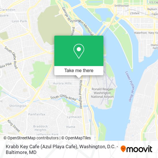 Mapa de Krabb Key Cafe (Azul Playa Cafe)