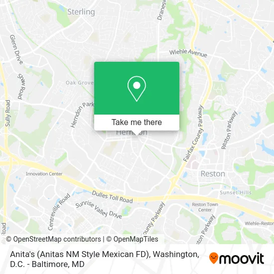 Anita's (Anitas NM Style Mexican FD) map