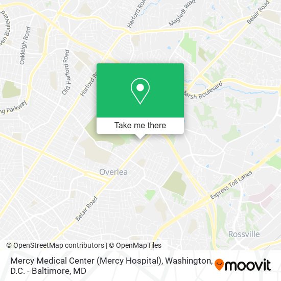 Mapa de Mercy Medical Center (Mercy Hospital)