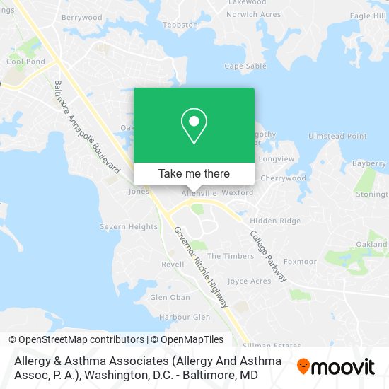 Allergy & Asthma Associates (Allergy And Asthma Assoc, P. A.) map