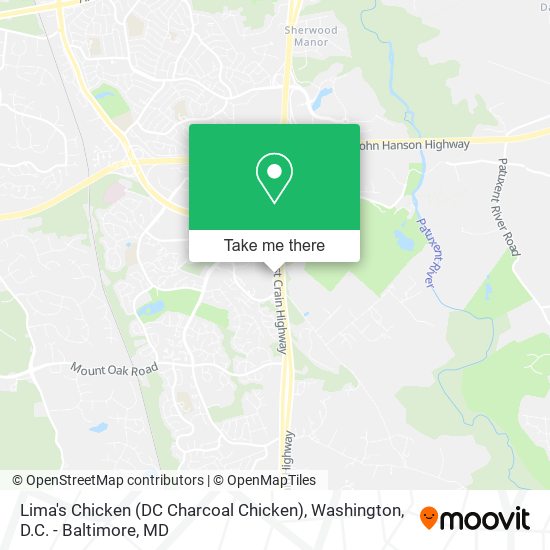 Lima's Chicken (DC Charcoal Chicken) map