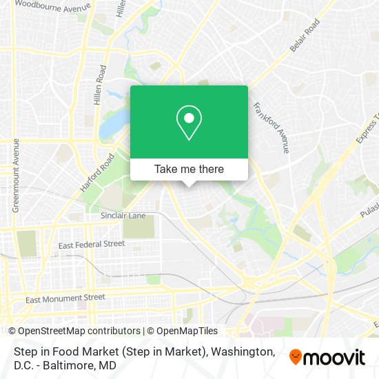 Step in Food Market map