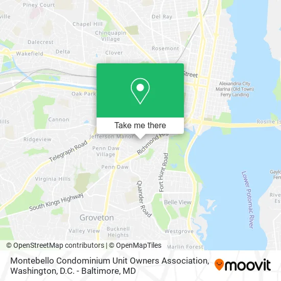 Mapa de Montebello Condominium Unit Owners Association