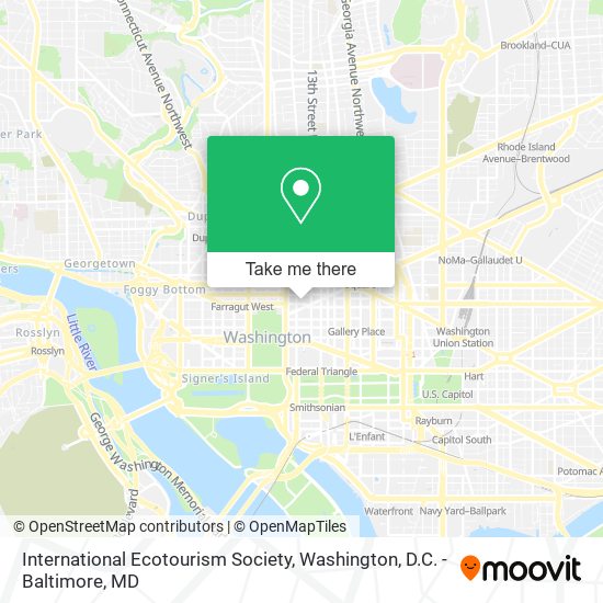 International Ecotourism Society map