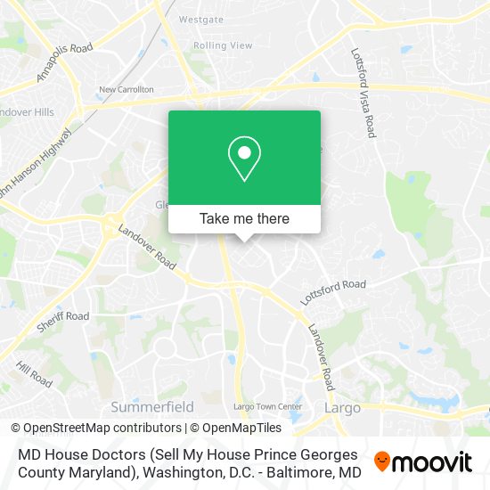MD House Doctors (Sell My House Prince Georges County Maryland) map