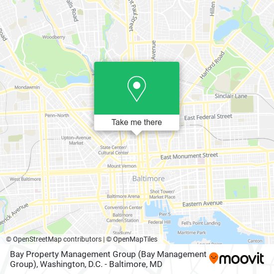 Bay Property Management Group map