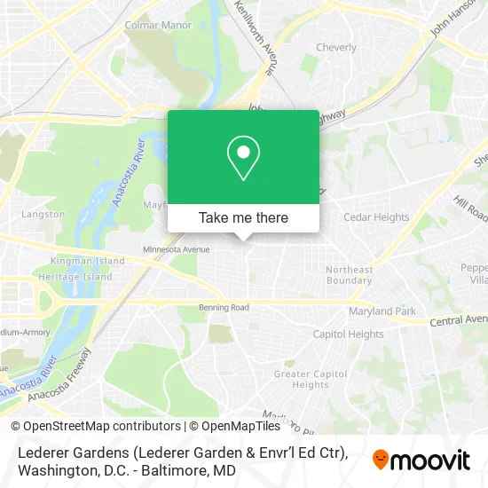 Lederer Gardens (Lederer Garden & Envr’l Ed Ctr) map