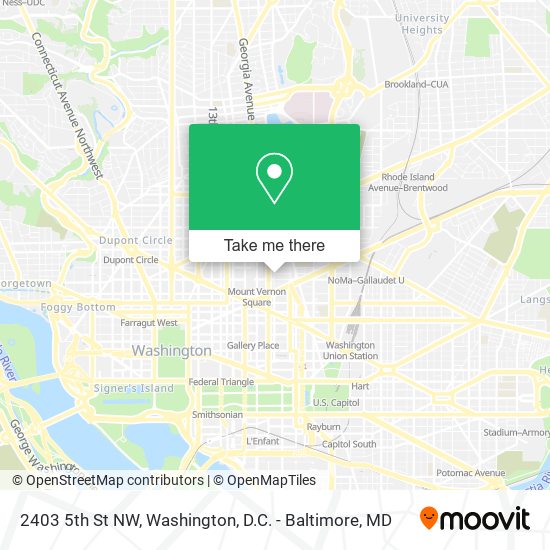 Mapa de 2403 5th St NW