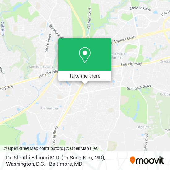 Dr. Shruthi Edunuri M.D. (Dr Sung Kim, MD) map