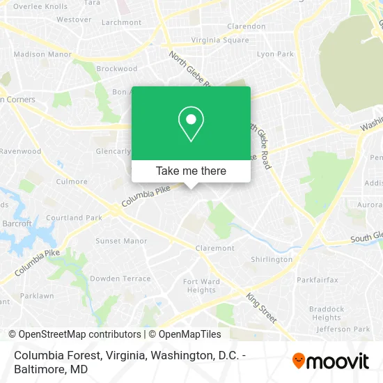 Columbia Forest, Virginia map