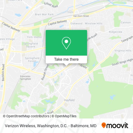 Verizon Wireless map