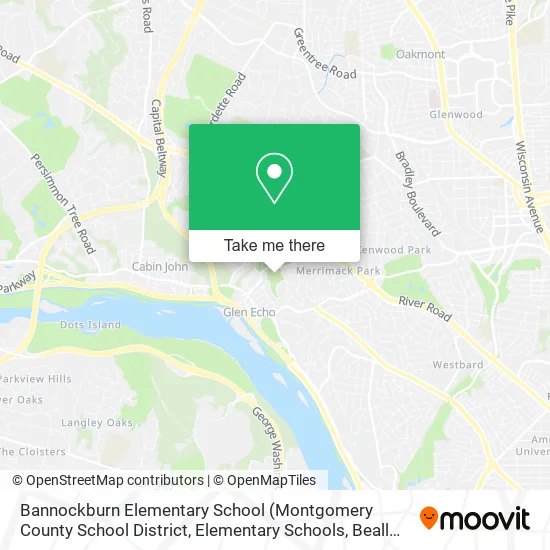 Mapa de Bannockburn Elementary School