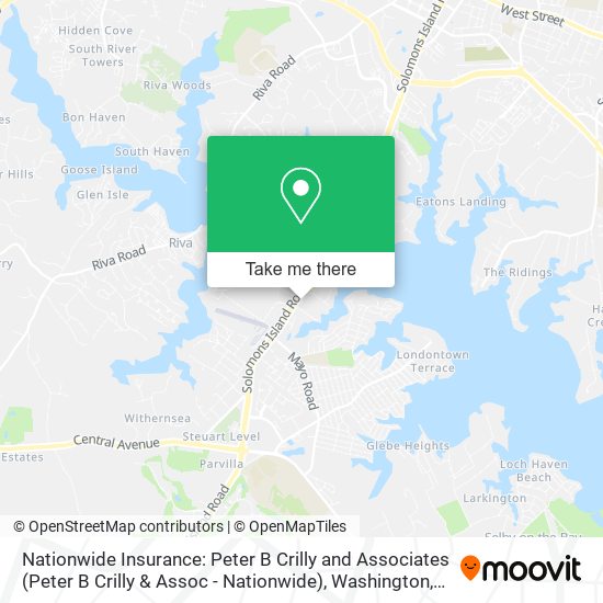 Nationwide Insurance: Peter B Crilly and Associates (Peter B Crilly & Assoc - Nationwide) map
