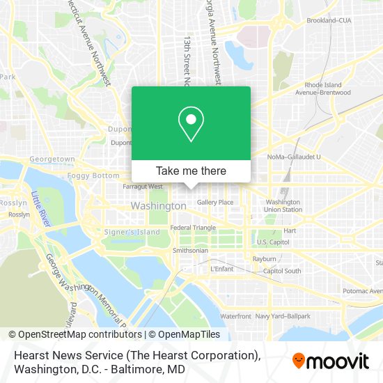 Hearst News Service (The Hearst Corporation) map