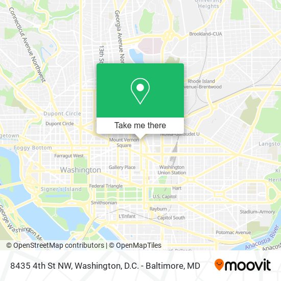 8435 4th St NW map