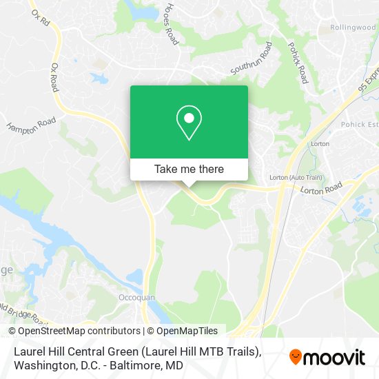 Mapa de Laurel Hill Central Green (Laurel Hill MTB Trails)