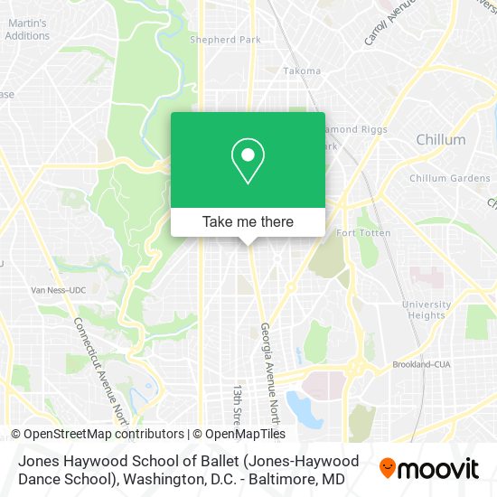 Jones Haywood School of Ballet (Jones-Haywood Dance School) map