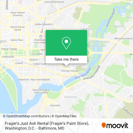 Mapa de Frager's Just Ask Rental (Frager's Paint Store)