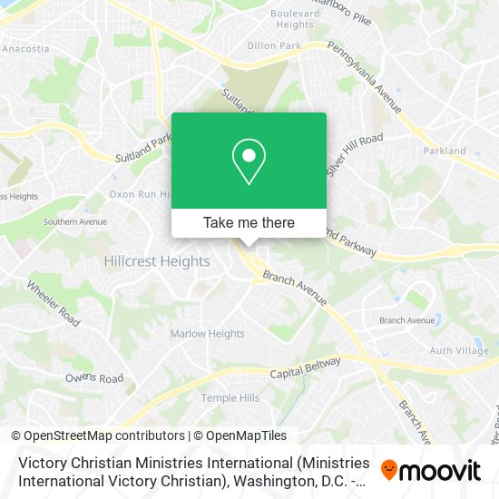 Mapa de Victory Christian Ministries International