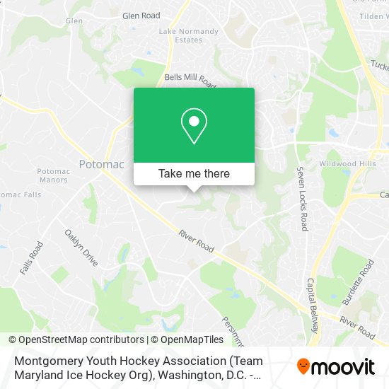 Montgomery Youth Hockey Association (Team Maryland Ice Hockey Org) map