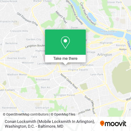 Conan Locksmith (Mobile Locksmith In Arlington) map
