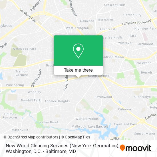New World Cleaning Services (New York Geomatics) map
