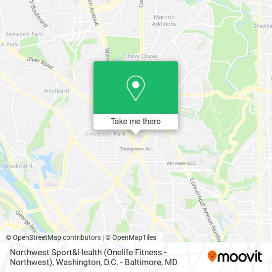 Northwest Sport&Health (Onelife Fitness - Northwest) map