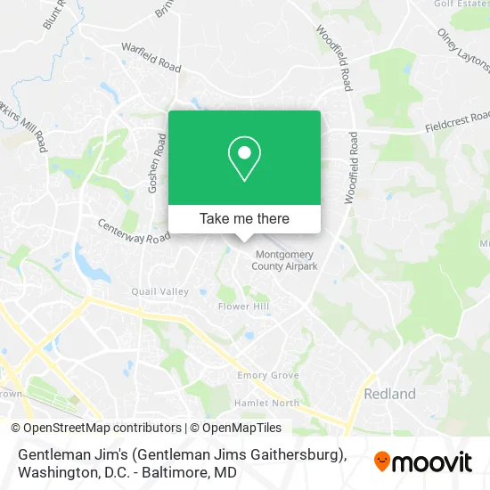 Gentleman Jim's (Gentleman Jims Gaithersburg) map