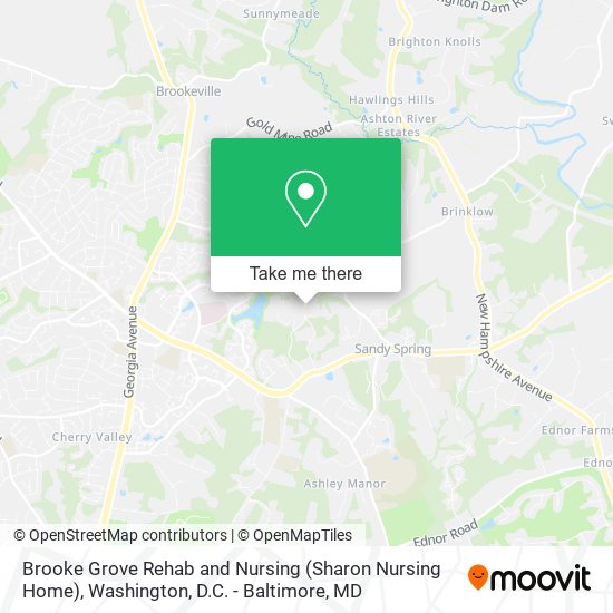 Mapa de Brooke Grove Rehab and Nursing (Sharon Nursing Home)