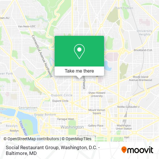 Social Restaurant Group map