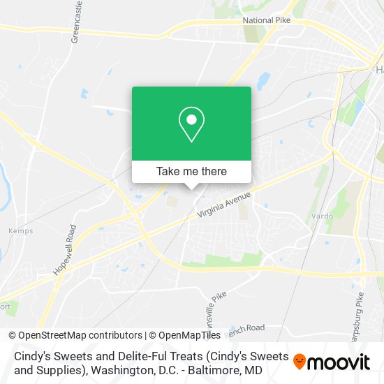 Cindy's Sweets and Delite-Ful Treats (Cindy's Sweets and Supplies) map