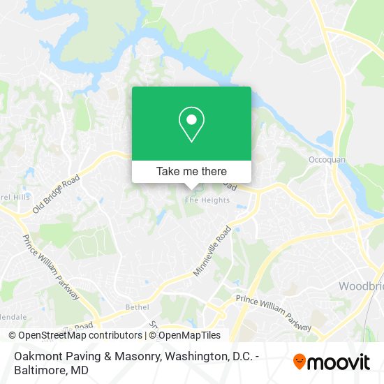 Mapa de Oakmont Paving & Masonry