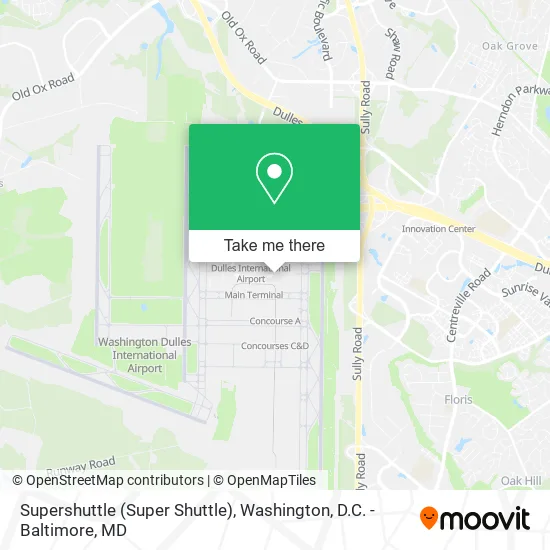 Supershuttle (Super Shuttle) map