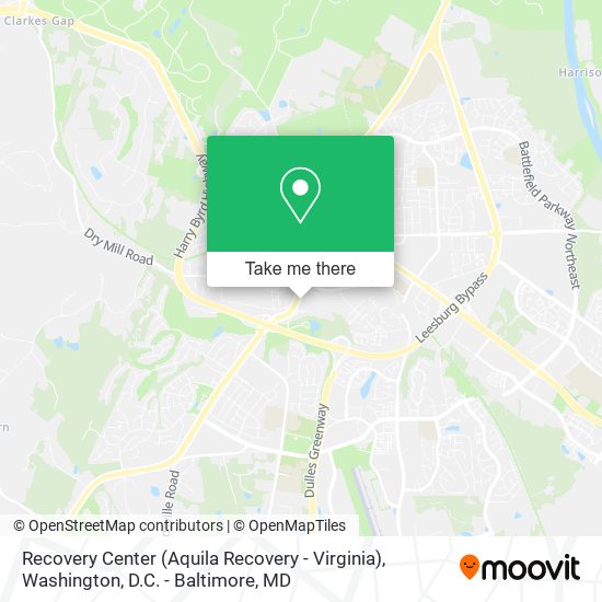 Recovery Center (Aquila Recovery - Virginia) map