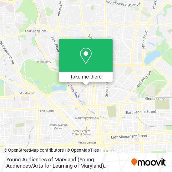 Young Audiences of Maryland (Young Audiences / Arts for Learning of Maryland) map