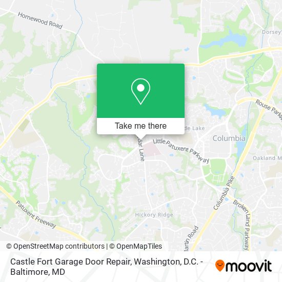 Mapa de Castle Fort Garage Door Repair