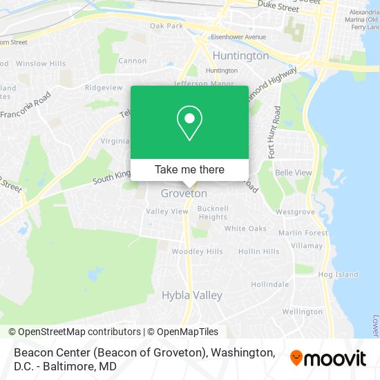 Beacon Center (Beacon of Groveton) map