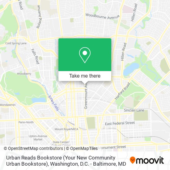Mapa de Urban Reads Bookstore (Your New Community Urban Bookstore)