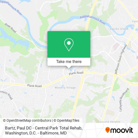 Bartz, Paul DC - Central Park Total Rehab map