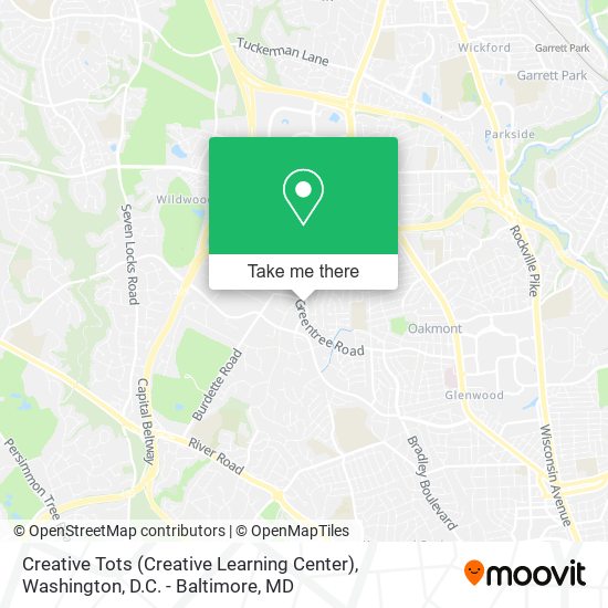 Mapa de Creative Tots (Creative Learning Center)