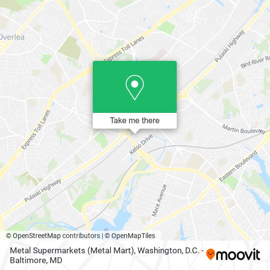 Mapa de Metal Supermarkets (Metal Mart)