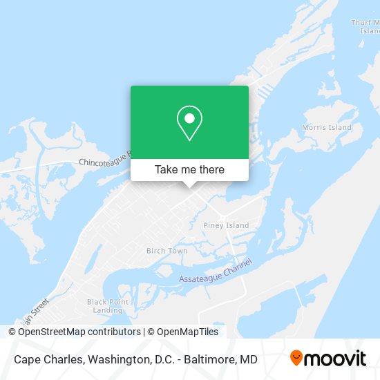 Cape Charles map