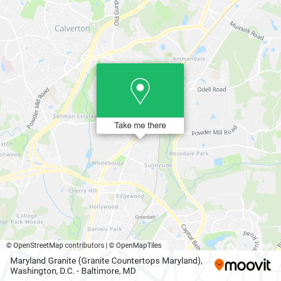 Maryland Granite (Granite Countertops Maryland) map