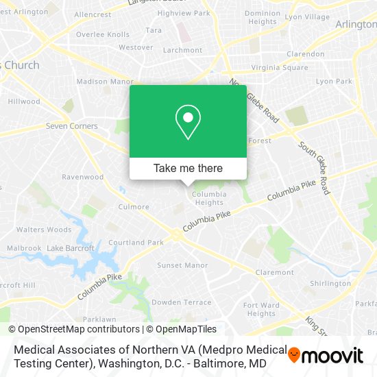 Medical Associates of Northern VA (Medpro Medical Testing Center) map