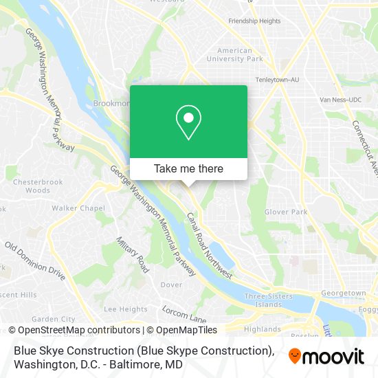 Blue Skye Construction (Blue Skype Construction) map