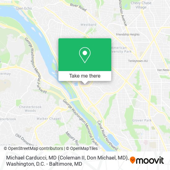 Mapa de Michael Carducci, MD (Coleman II, Don Michael, MD)