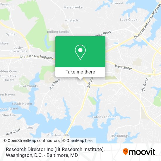 Research Director Inc (Iit Research Institute) map