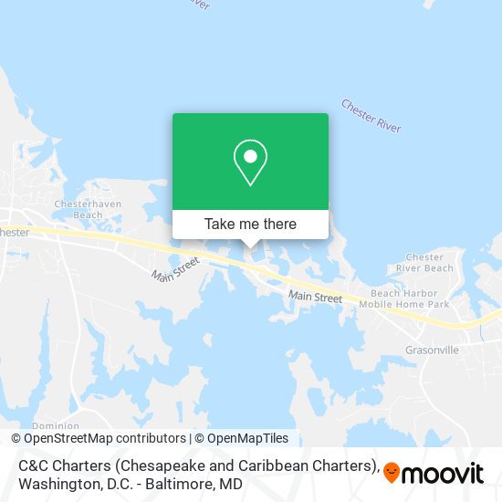 Mapa de C&C Charters (Chesapeake and Caribbean Charters)