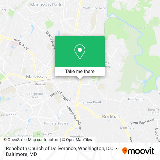 Rehoboth Church of Deliverance map